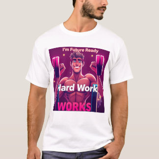 Version "Hard Work" für männliche Benutzer T-Shirt