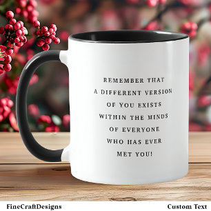 Versions Von Dir Ergreifendes Zitat Trendige Schwa Tasse