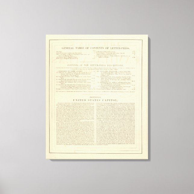 Verso Johnsons neuer Illustrierter Familientatlas Leinwanddruck (Vorderseite)