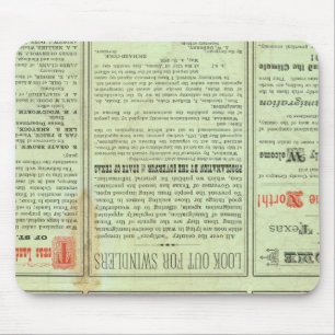 Verso Staat von Texas Mousepad