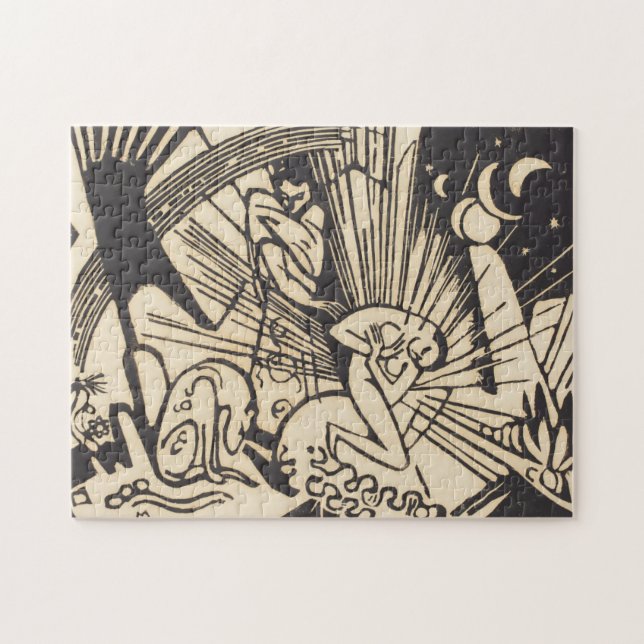 Versöhnung Versoehnung Franz Marcs | Puzzle (Horizontal)