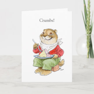 Verspätete Birthdat Bisamratten-Karte Karte