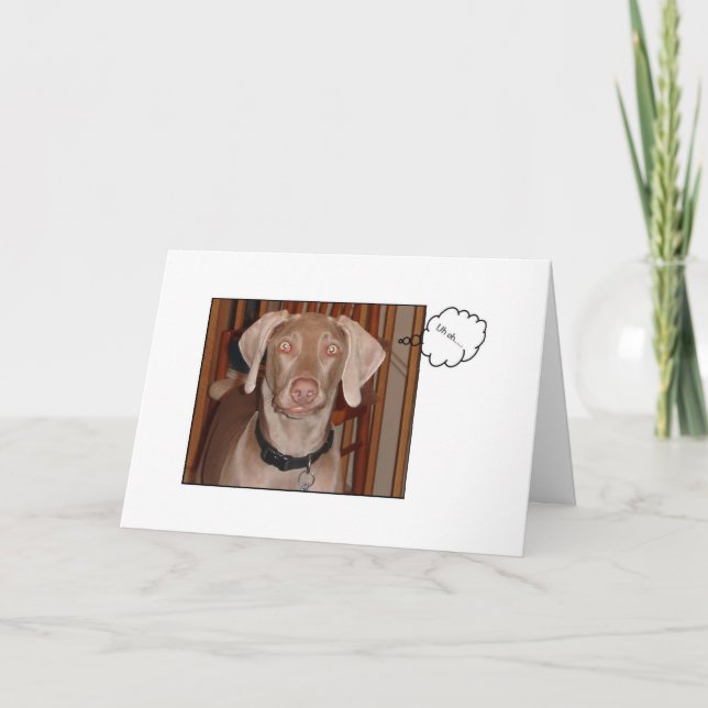 Verspätete Geburtstags-Gruß-Karte Karte (Vorderseite)