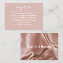 Verspätete Hochzeitänderung