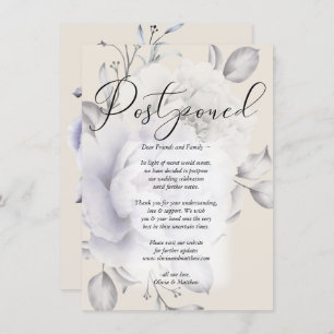 Verspätete Hochzeitstorte Lilac Peony Einladung