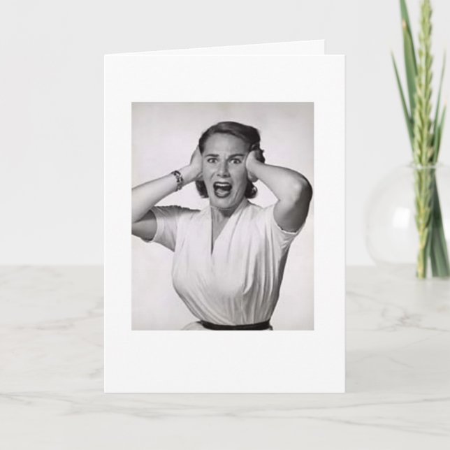 Verspäteter Geburtstag Karte (Vorderseite)