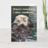 Verspäteter Geburtstags-Otter