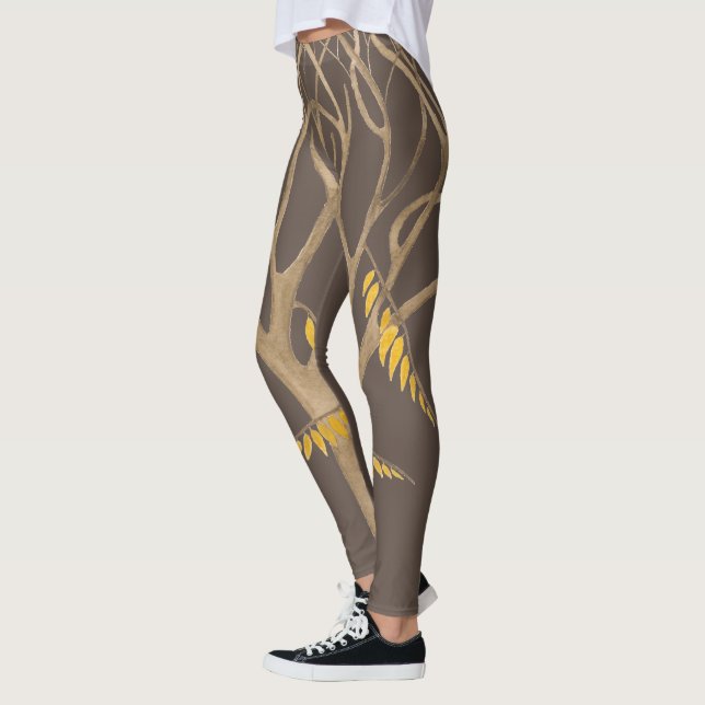 Verspäteter Herbst auf Leggings (Links)