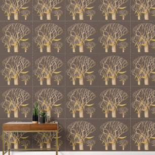 Verspäteter Herbst auf Tapete