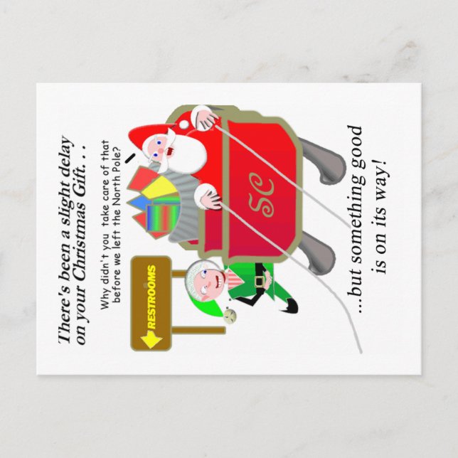 Verspätetes Weihnachten - Porträt des verspäteten  (Vorderseite)
