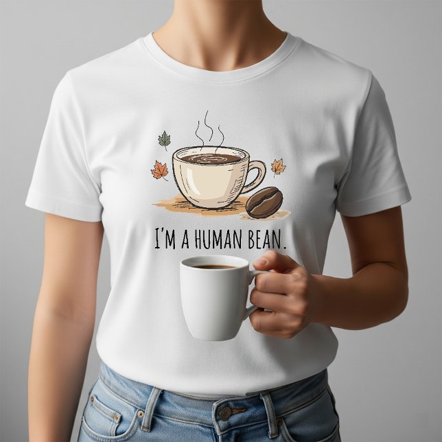 Verspielt, ich bin ein Mensch Bean - Bienen und He T-Shirt (Von Creator hochgeladen)