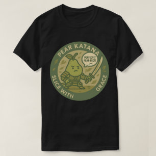 Verspielte Birnen-Samurai-Disziplin T-Shirt
