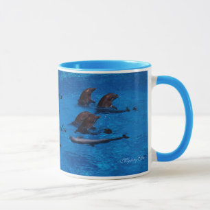 "verspielte Delfine" by mysteryella Tasse