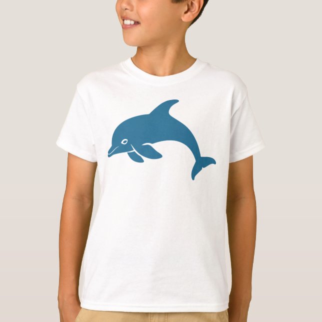 Verspielte Dolphin T-Shirt (Vorderseite)