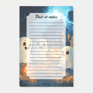 Verspielte Gruselige Nacht Niedliche Halloween-Gei Post-it Klebezettel
