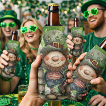 Verspielte Leprechaun-Illustration