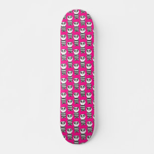 Verspielte Schwarz-Weiß-Panda-Kunst Skateboard