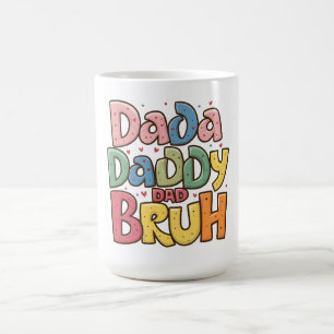Verspielte Vater-Spruch-Kunst Kaffeetasse
