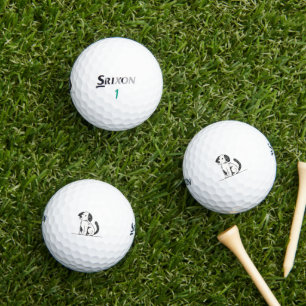 Verspielter Charme Süßes Hundedesign Hunde-Geschen Golfball