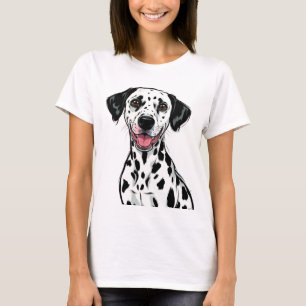 Verspielter Dalmatiner-Welpe T-Shirt