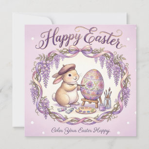 Verspielter Frohe Ostern Gruß Karte