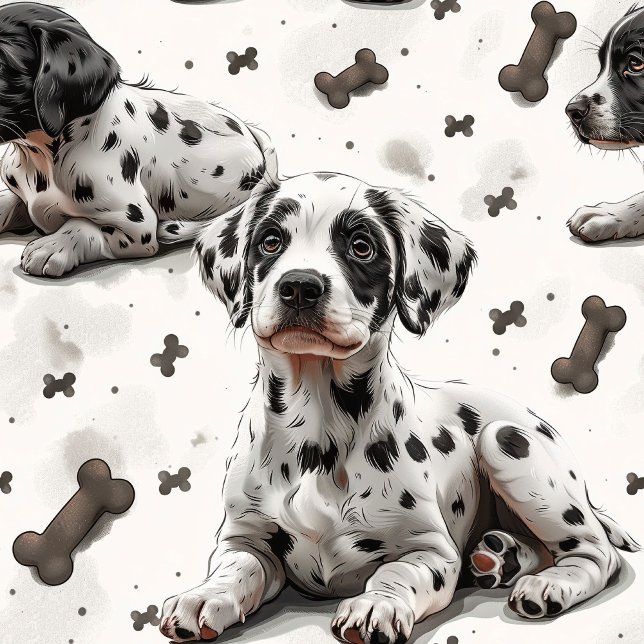 Verspielter gefleckter Welpe  iPhone 15 Hülle ("Puppy Love, right in your pocket")