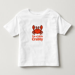 Verspielter roter Krebs – „Ich bin ein bisschen kr Kleinkind T-shirt