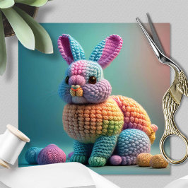 Verspielter süßer Osterhase Feiertagskarte