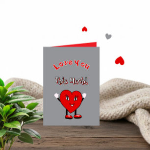 Verspielter Valentinstag Feiertagskarte