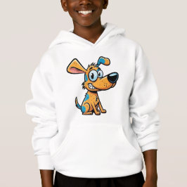 Verspielter Welpen-Kinderpullover mit Kapuze Hoodie