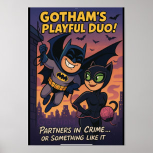 Verspieltes Duo Poster