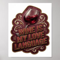 Verspieltes Gold WINE IS MY LOVE LANGUAGE v2