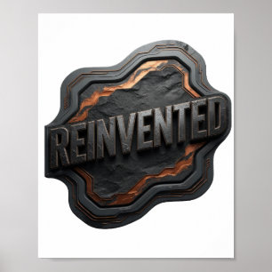 Verspieltes Grau NEU ERFUNDEN Poster