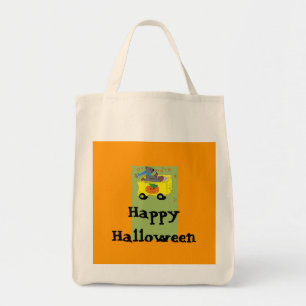 Verspieltes Halloween-Design Tragetasche