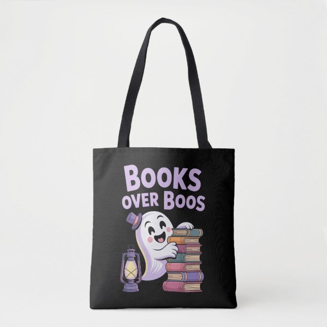 Verspieltes lila Gespensterbuch über Boos (Vorderseite)