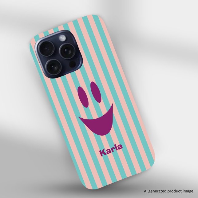 Verspieltes Smiley-Gesicht iPhone Hülle (Available for iPhone and Samsung devices)