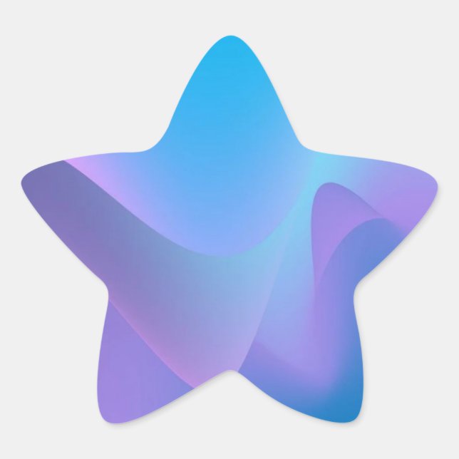 Verspieltes zauberhaftes zauberhaftes freundliches Stern-Aufkleber (Vorderseite)