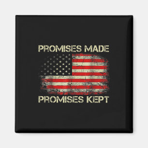 Versprechen Behalten Trump-Sprichwort gemacht Magnet