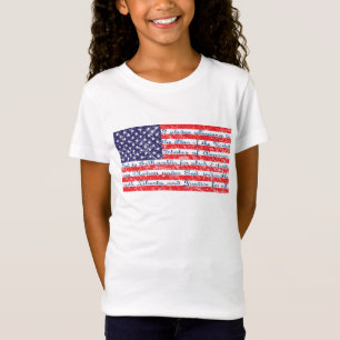 Versprechen der "Allegience USA Flag" T-Shirt