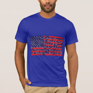Versprechen der amerikanischen Flagge der Allianz T-Shirt