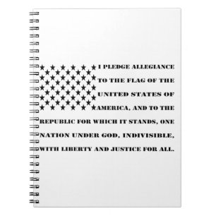 Versprechen der Legitimität #USAPatriotGraphics Notizblock