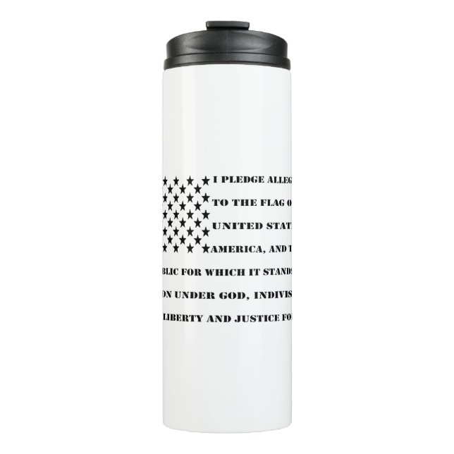 Versprechen der Legitimität #USAPatriotGraphics Thermosbecher (Vorderseite)
