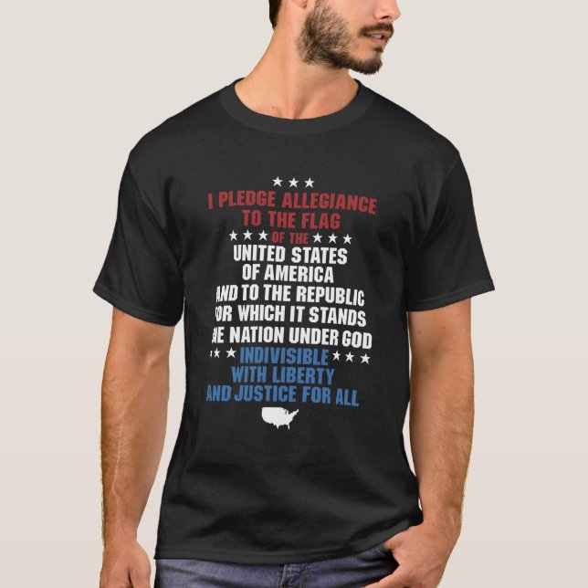 Versprechen der Vereinigten Staaten von Amerika, S T-Shirt (Vorderseite)