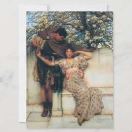 Versprechen des Frühlings (Freund und Freundin) Karte