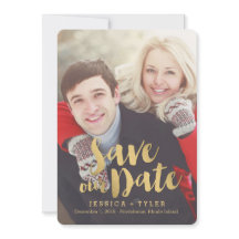 Versprechen Save the Date Fotokarte