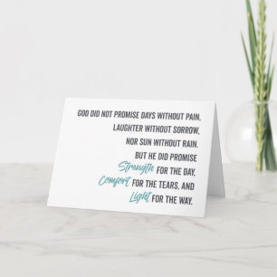 Versprechen von Kraft, Komfort und Licht Karte