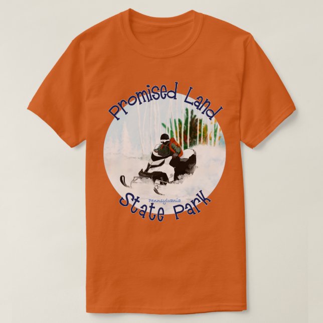 Versprochener Staat Park Pennsylvania T-Shirt (Design vorne)