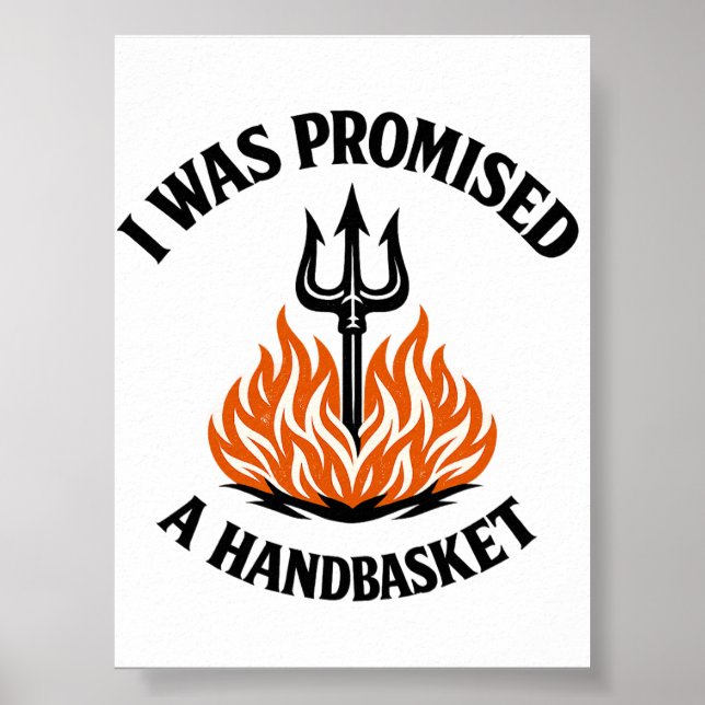 Versprochenes Handkörbchen Druckbares Digital-Down Poster (Vorne)
