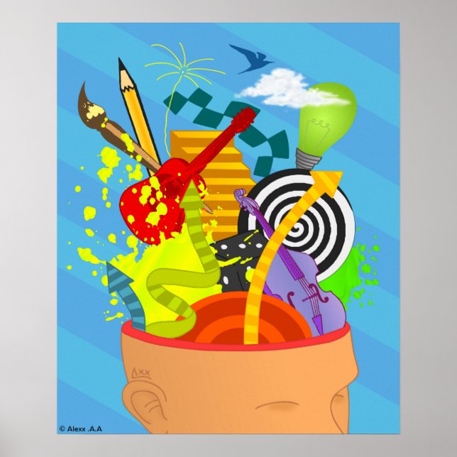 VERSTAND ,(50,8x60,96) Poster (Vorne)