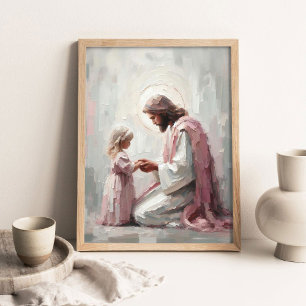 Verstanden und geliebt, Christliche Malerei, Jesus Poster